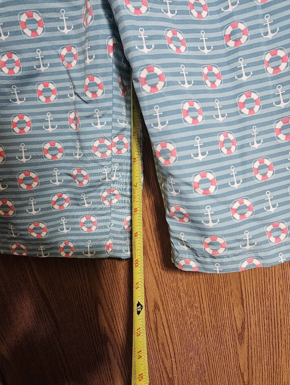 Kona Swim Boys 18/20husky Anchor And Buoy Drawstring Swim Shorts With Lining!